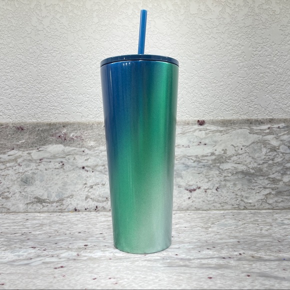 Starbucks NWT 2021 Holiday Limited Edition Set of 2 Stainless Steel Ombré- 24oz - Picture 14 of 15